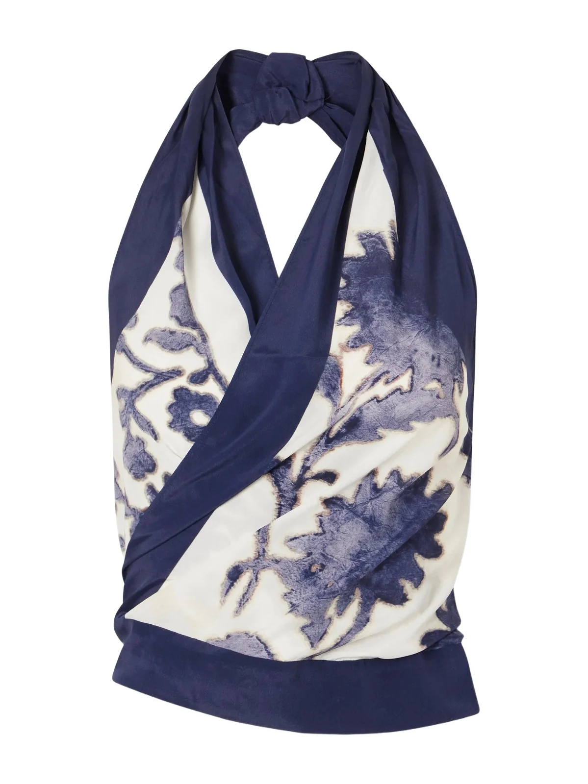 Phillipa Printed Silk-blend Halterneck Tank Phillipa Printed Silk-blend Halterneck Tank