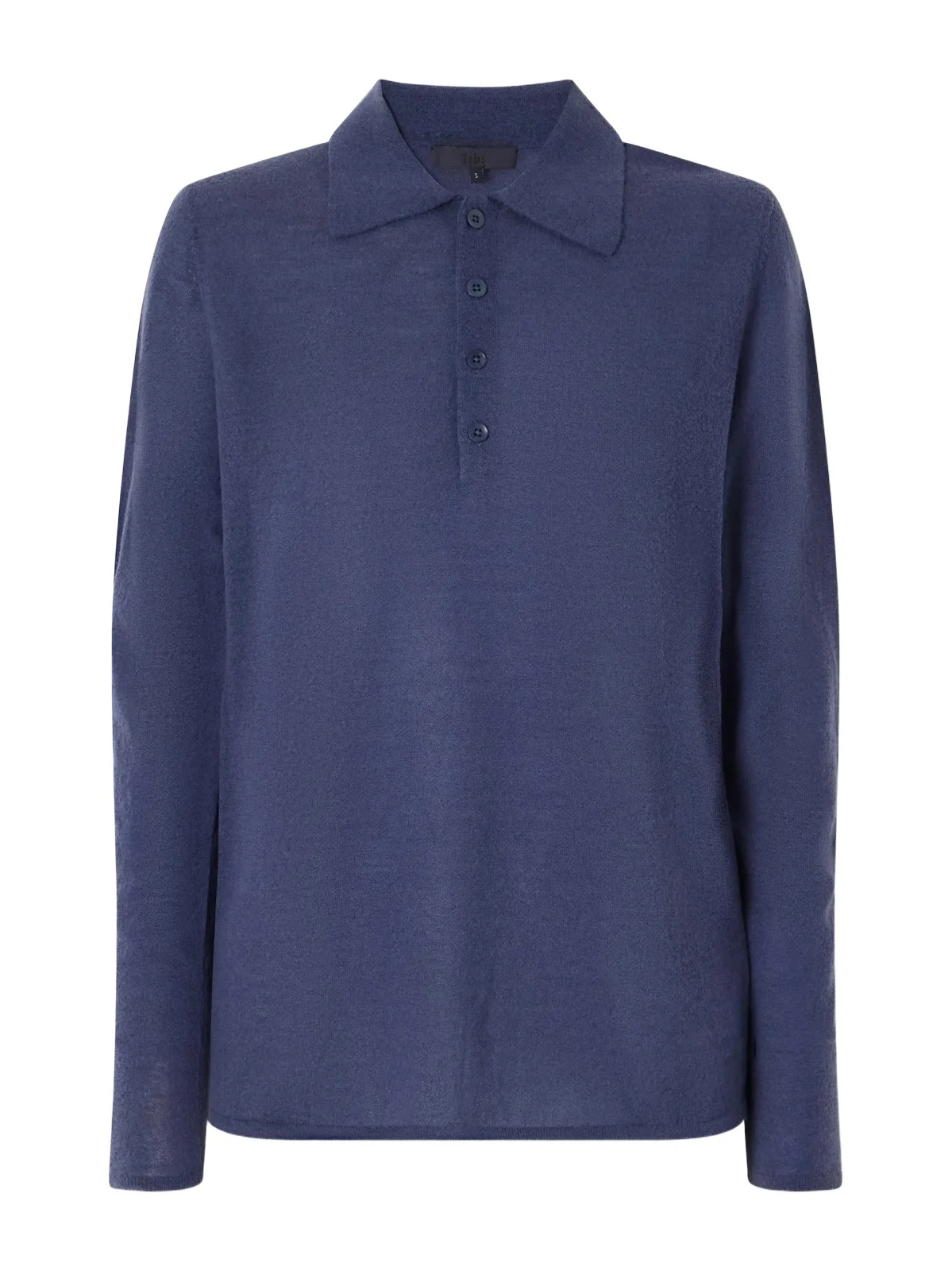 Wool-blend Knit Polo Sweater