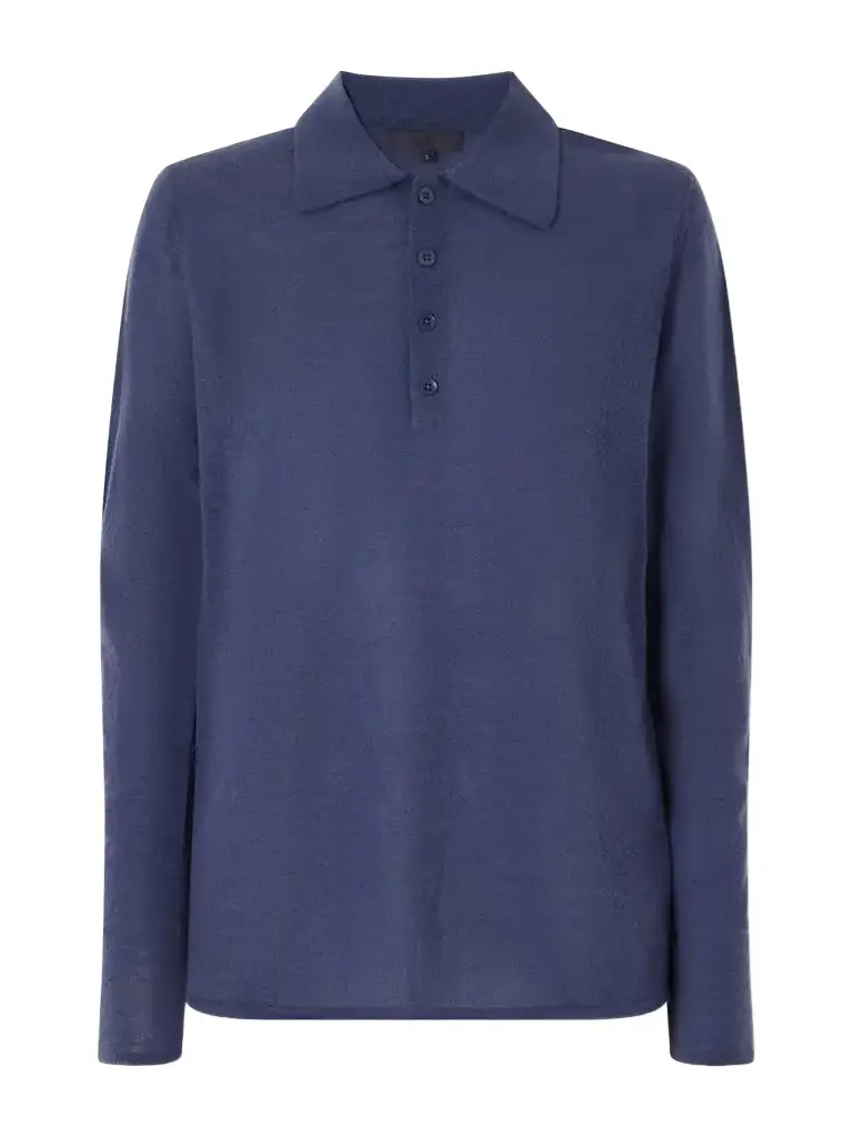 Tibi Wool-blend Knit Polo Sweater | Image 1 Tibi Wool-blend Knit Polo Sweater | Image 1