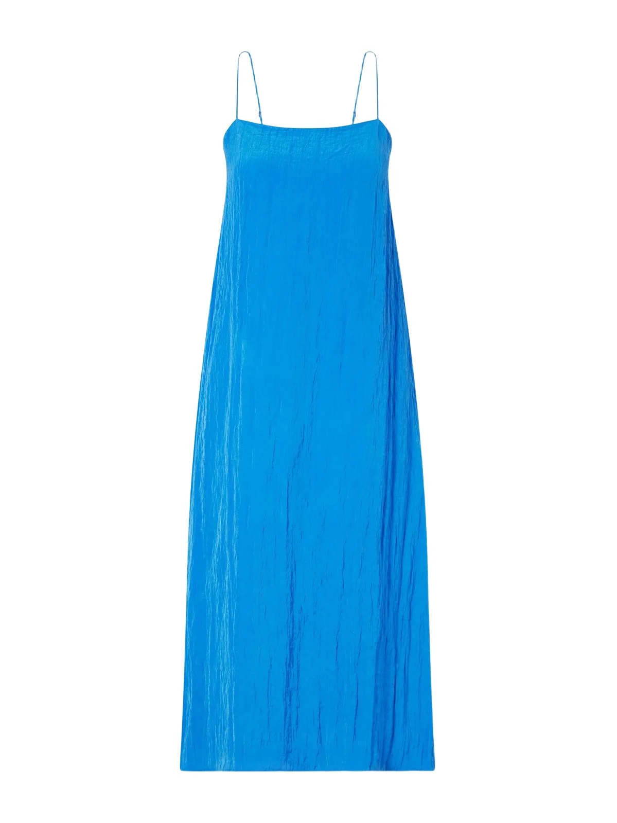 Crinkled Satin Midi Dress Crinkled Satin Midi Dress