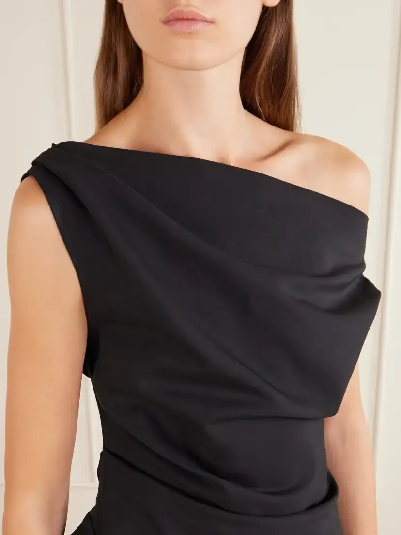 RÓHE Off-the-shoulder Draped Jersey Blouse | Thumbnail 4