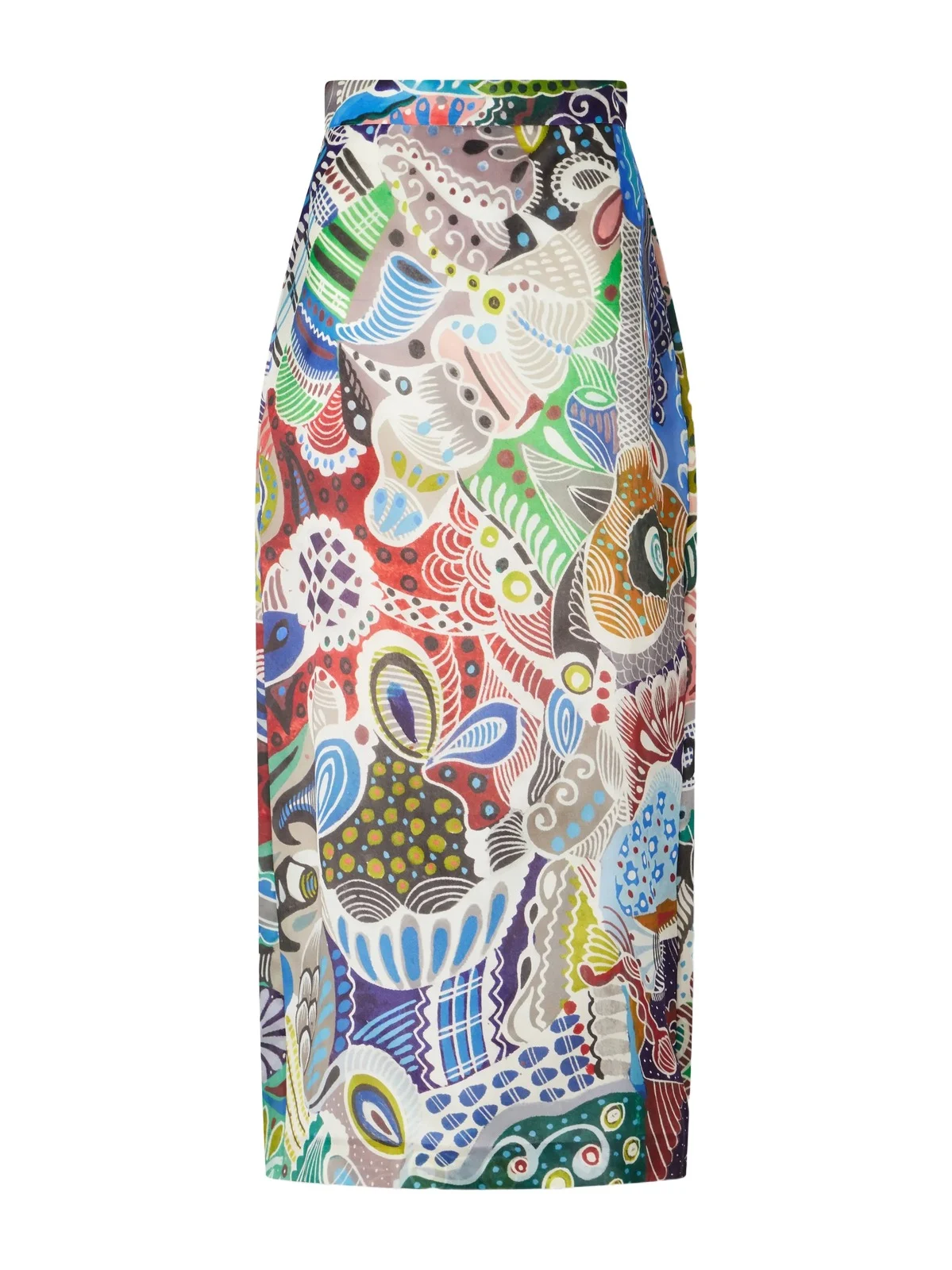 Irene Printed Silk-organza Midi Skirt Irene Printed Silk-organza Midi Skirt