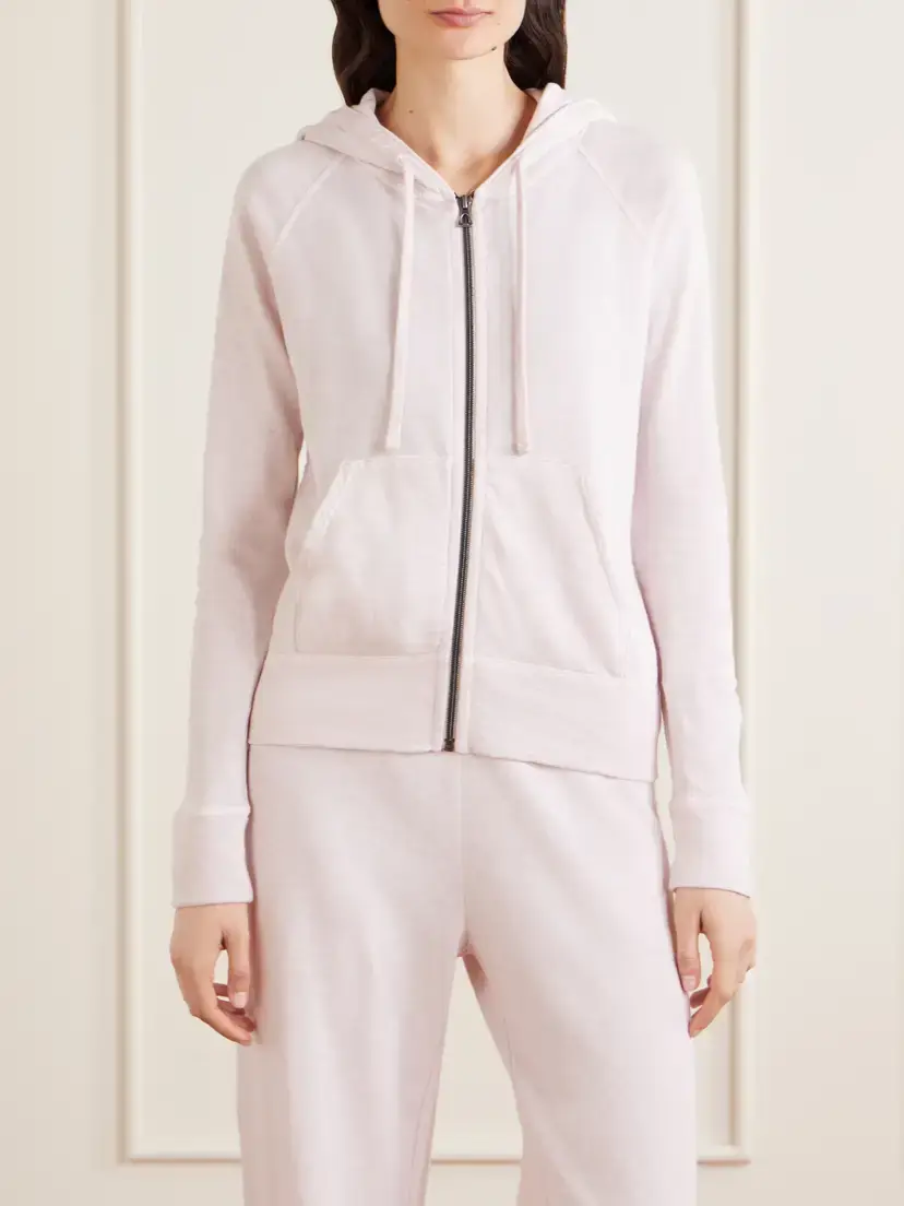 James Perse Vintage French Cotton-terry Hoodie | Thumbnail 3