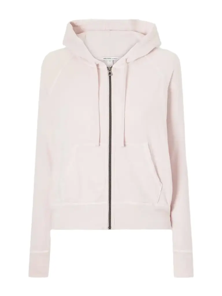 James Perse Vintage French Cotton-terry Hoodie | Image 1 James Perse Vintage French Cotton-terry Hoodie | Image 1