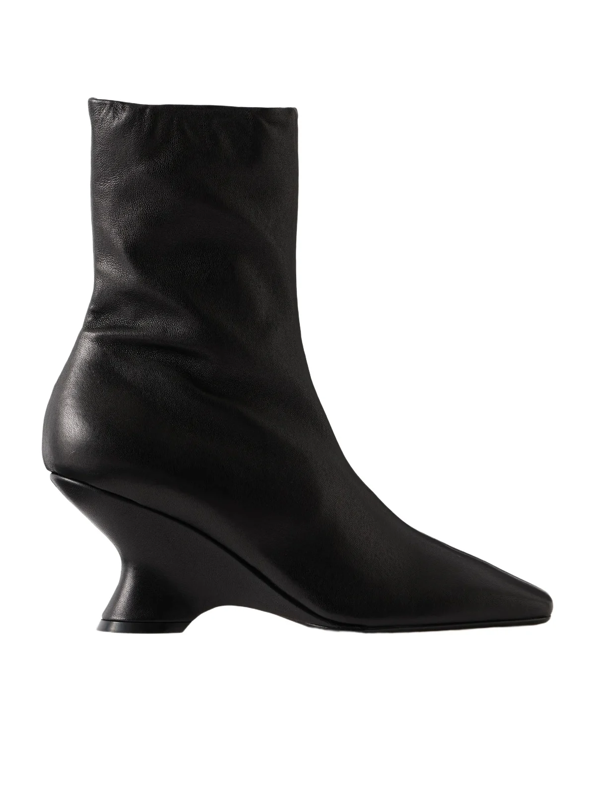 Leather Wedge Ankle Boots Leather Wedge Ankle Boots