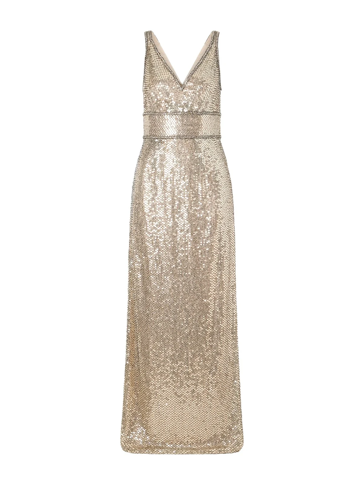 Odina Crystal-embellished Sequin Tulle Gown