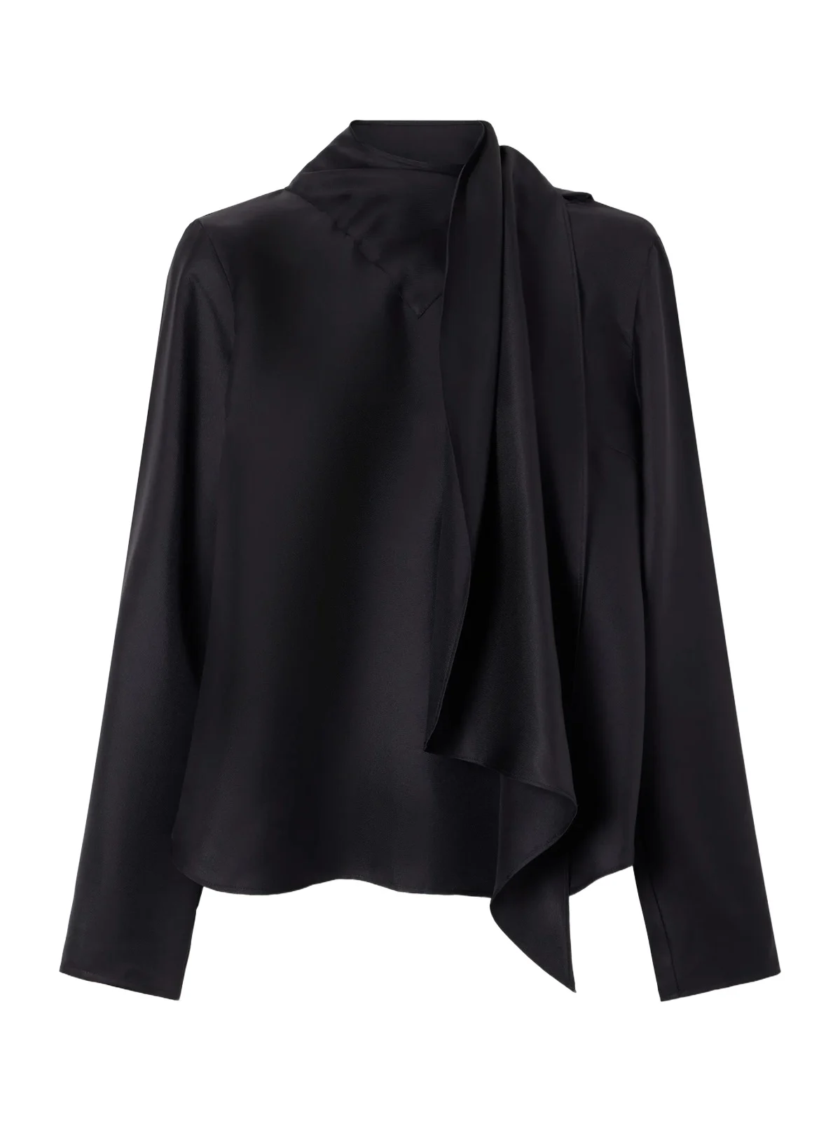 Gala Scarf-detail Silk-twill Blouse Gala Scarf-detail Silk-twill Blouse