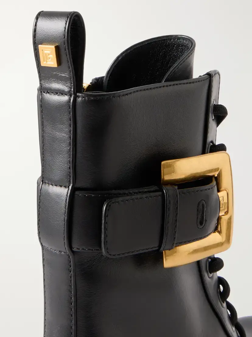 Balmain Anthem Belt-detailed Leather Ankle Boots | Thumbnail 5 Balmain Anthem Belt-detailed Leather Ankle Boots | Thumbnail 5