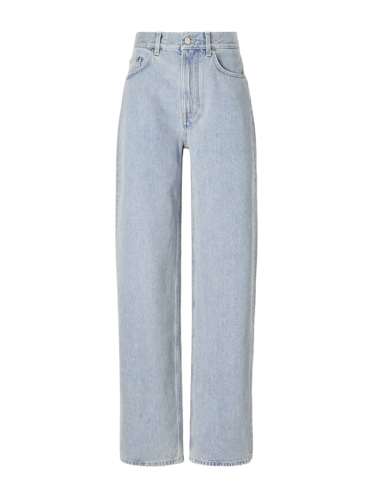 Samur Organic High-rise Straight-leg Jeans