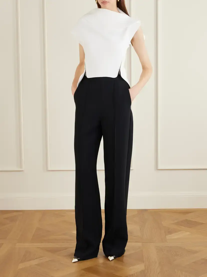 Maticevski Afterword Pleated Cady Straight-leg Pants | Thumbnail 2
