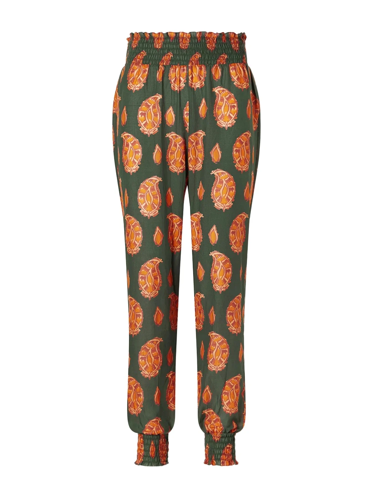 Johanna Ortiz Oasis Of The Rider Printed Cotton-voile Tapered Pants