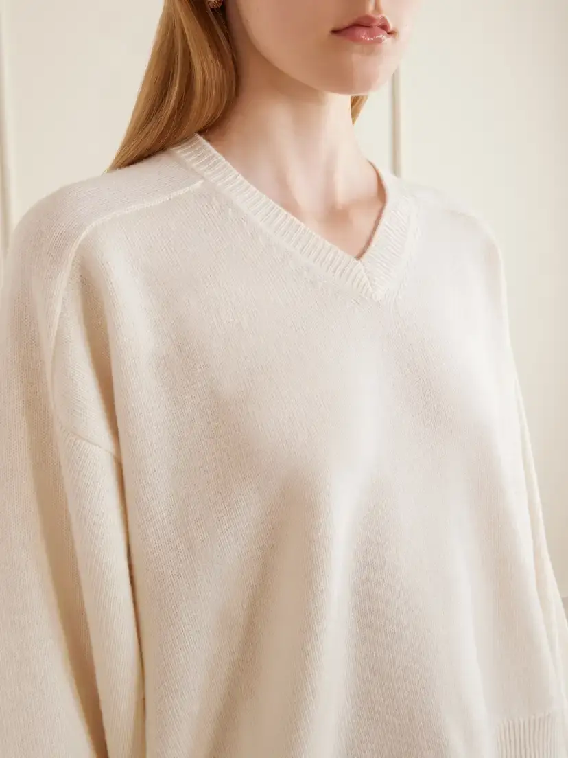 Loulou de Saison Anzor Cashmere Sweater | Thumbnail 5