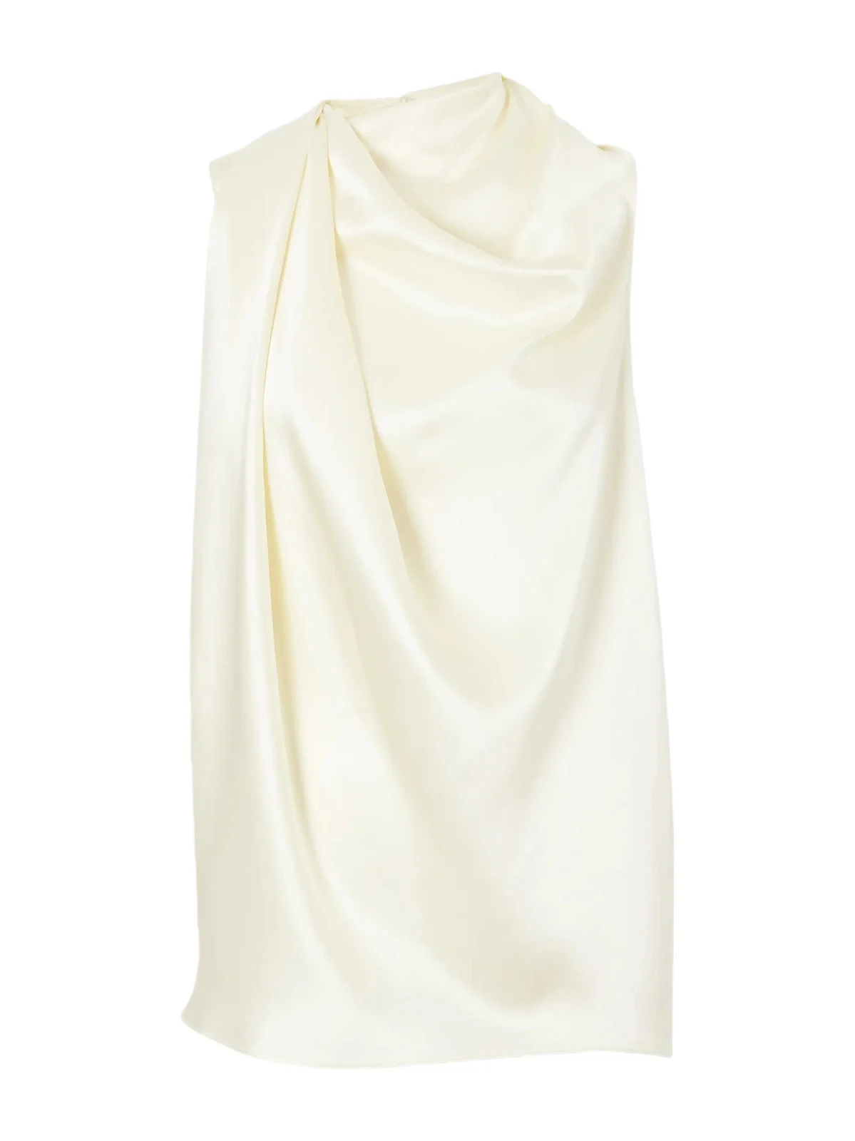 Kate Draped Silk-satin Top Kate Draped Silk-satin Top