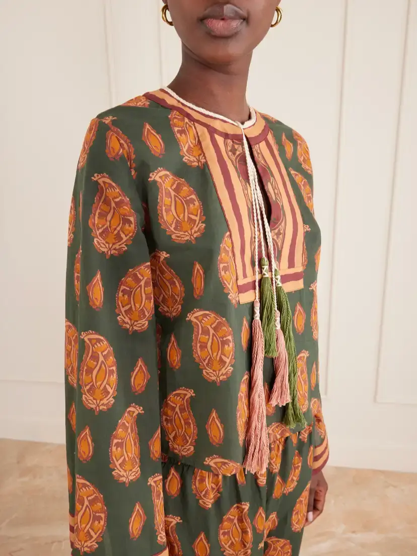 Johanna Ortiz Sun Whisper Printed Cotton Blouse | Thumbnail 4 Johanna Ortiz Sun Whisper Printed Cotton Blouse | Thumbnail 4