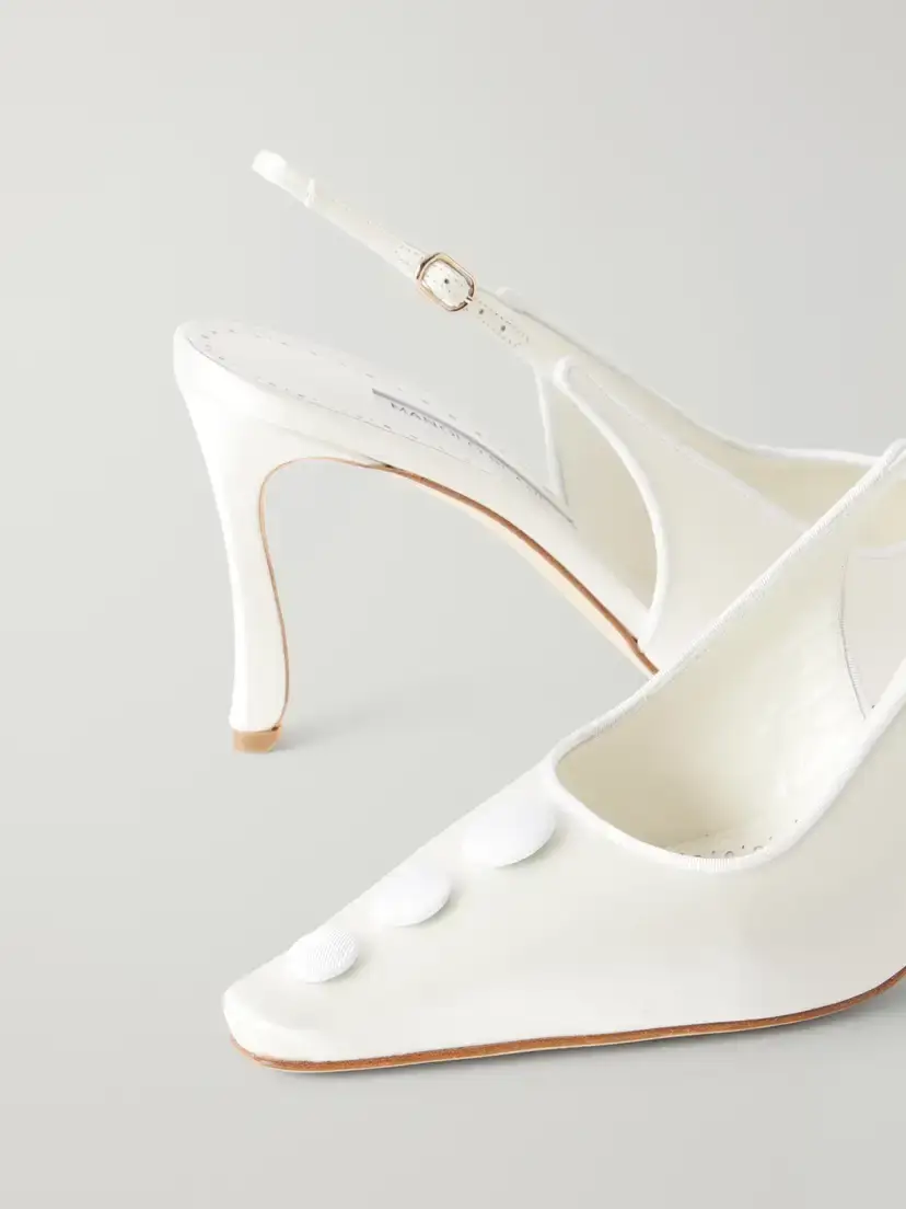 Manolo Blahnik Alexa 90 Embellished Satin Pumps | Thumbnail 5 Manolo Blahnik Alexa 90 Embellished Satin Pumps | Thumbnail 5