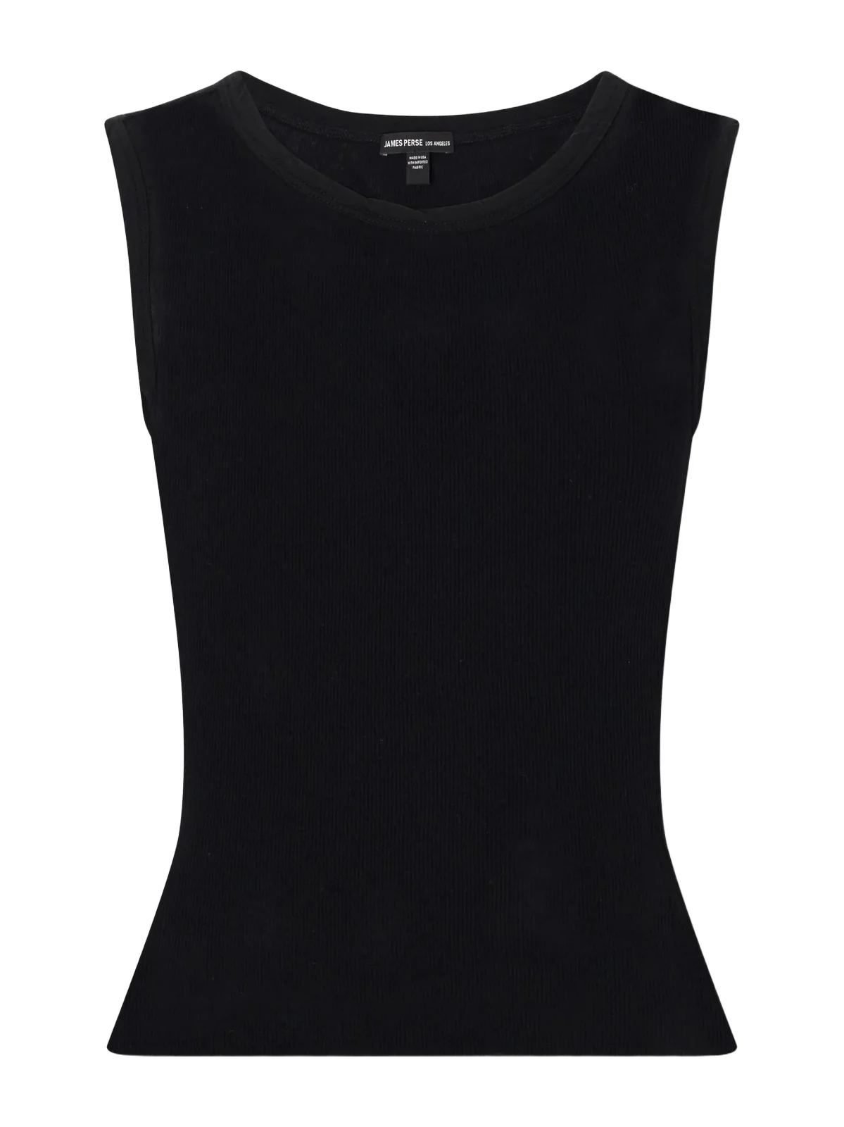 James Perse Ribbed Cotton And Cashmere-blend Tank - Black