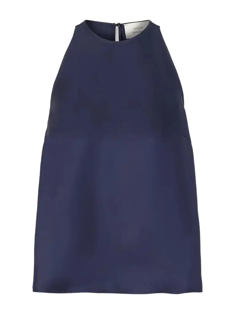 Loulou de Saison Cape Silk-twill Blouse | Image 1 Loulou de Saison Cape Silk-twill Blouse | Image 1