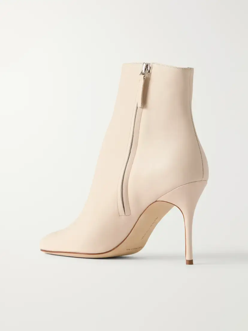 Manolo Blahnik Insopo 90 Leather Ankle Boots | Thumbnail 3 Manolo Blahnik Insopo 90 Leather Ankle Boots | Thumbnail 3