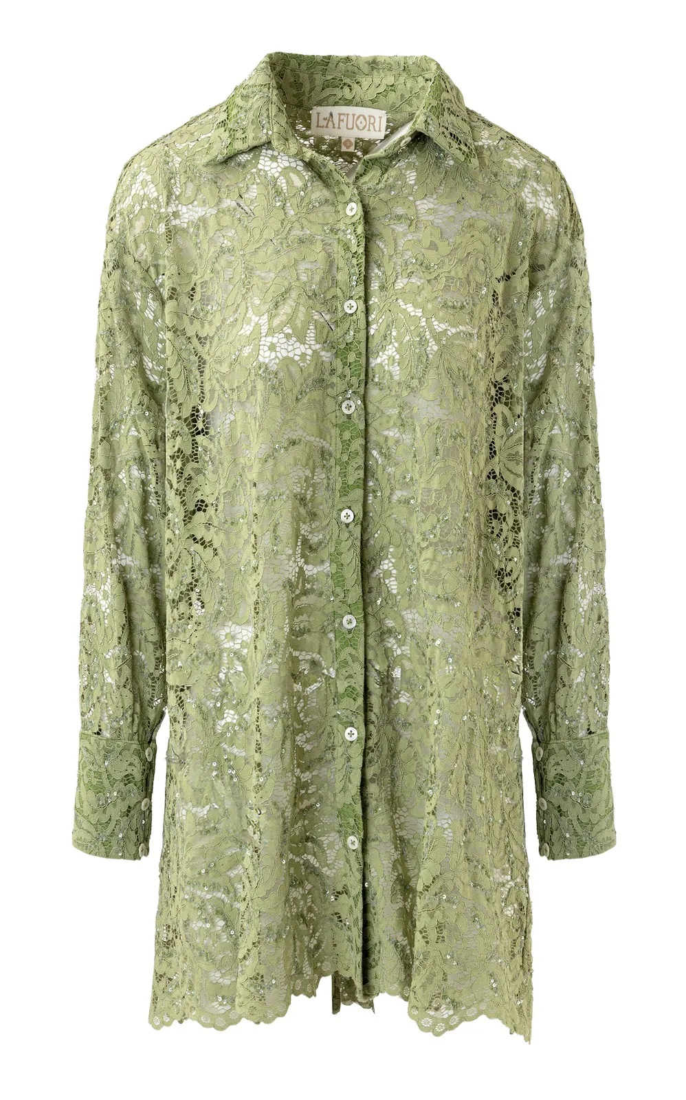 Sage Seduction Embroidered Shirt Sage Seduction Embroidered Shirt