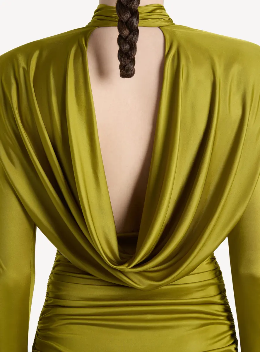 Balmain Draped flowing jersey dress | Thumbnail 5