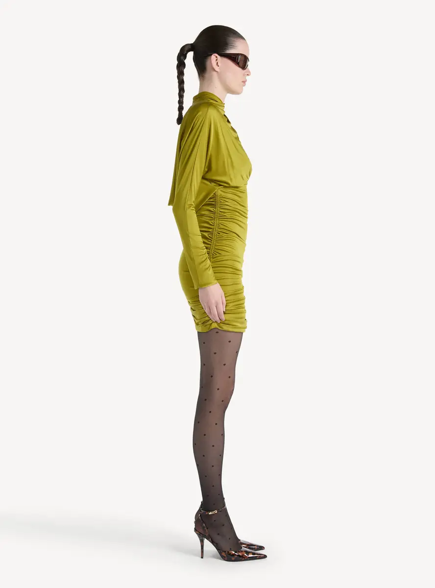 Balmain Draped flowing jersey dress | Thumbnail 7