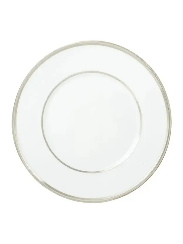 Ralph Lauren Home Wilshire Salad Plate, Platinum