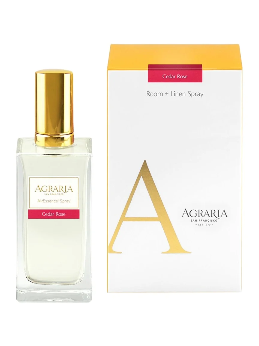 Agraria 3.4 oz. Cedar Rose AirEssence Room Spray