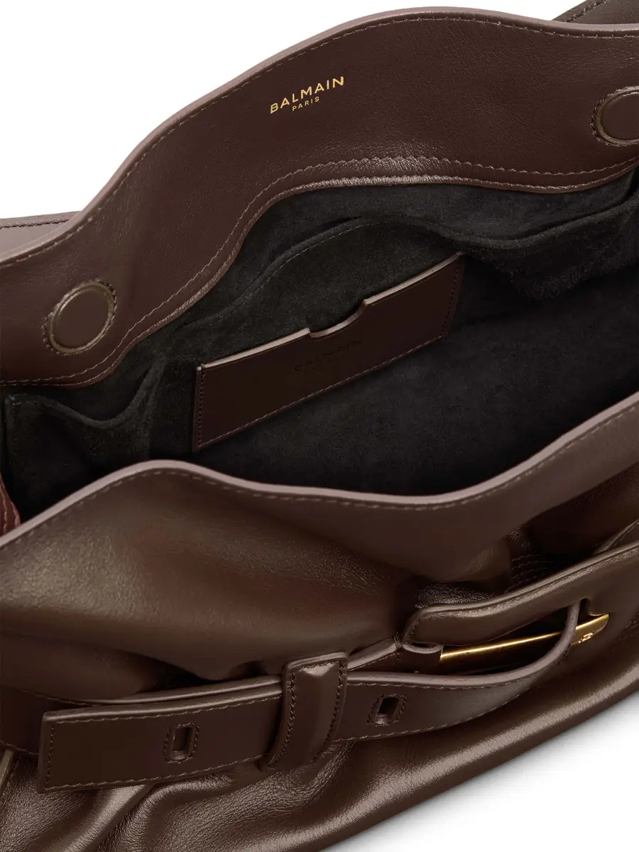 Balmain ANTHEM medium bag in smooth leather | Thumbnail 6
