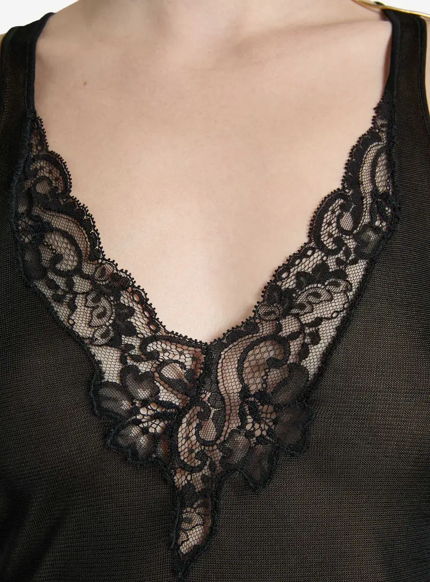 Balmain Knit vest top with lace | Thumbnail 4