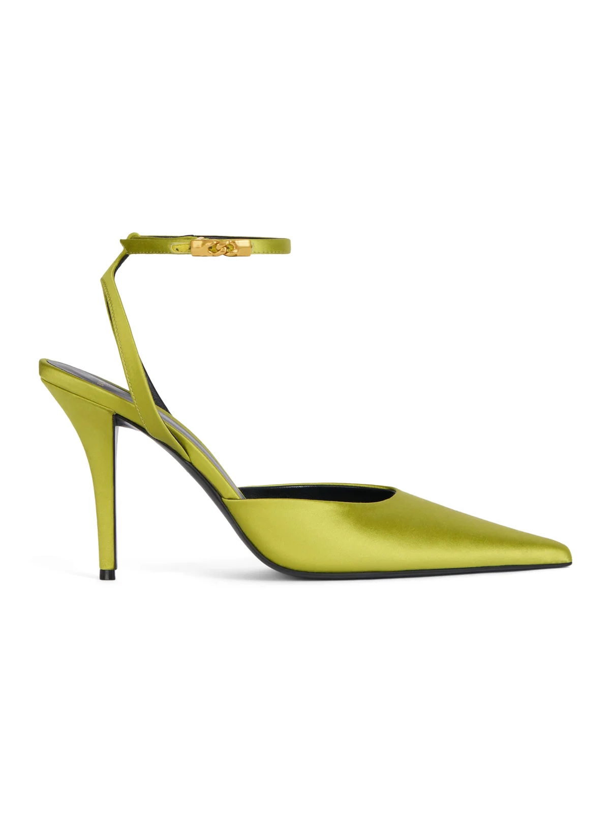 Satin strappy pumps Satin strappy pumps
