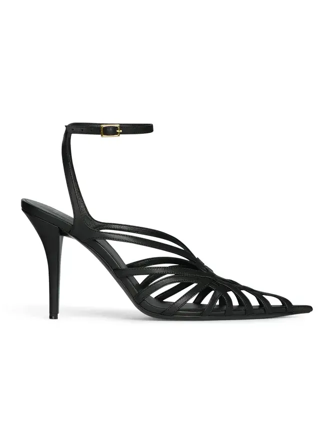 Balmain Smooth leather Cage sandals