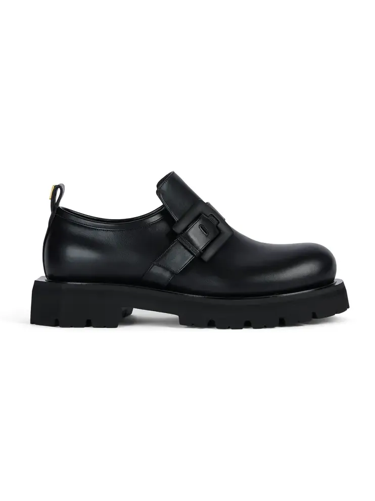 Balmain Anthem loafers in glazed leather