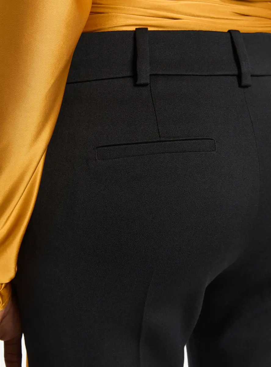Balmain Low-waisted wool satin trousers | Thumbnail 4