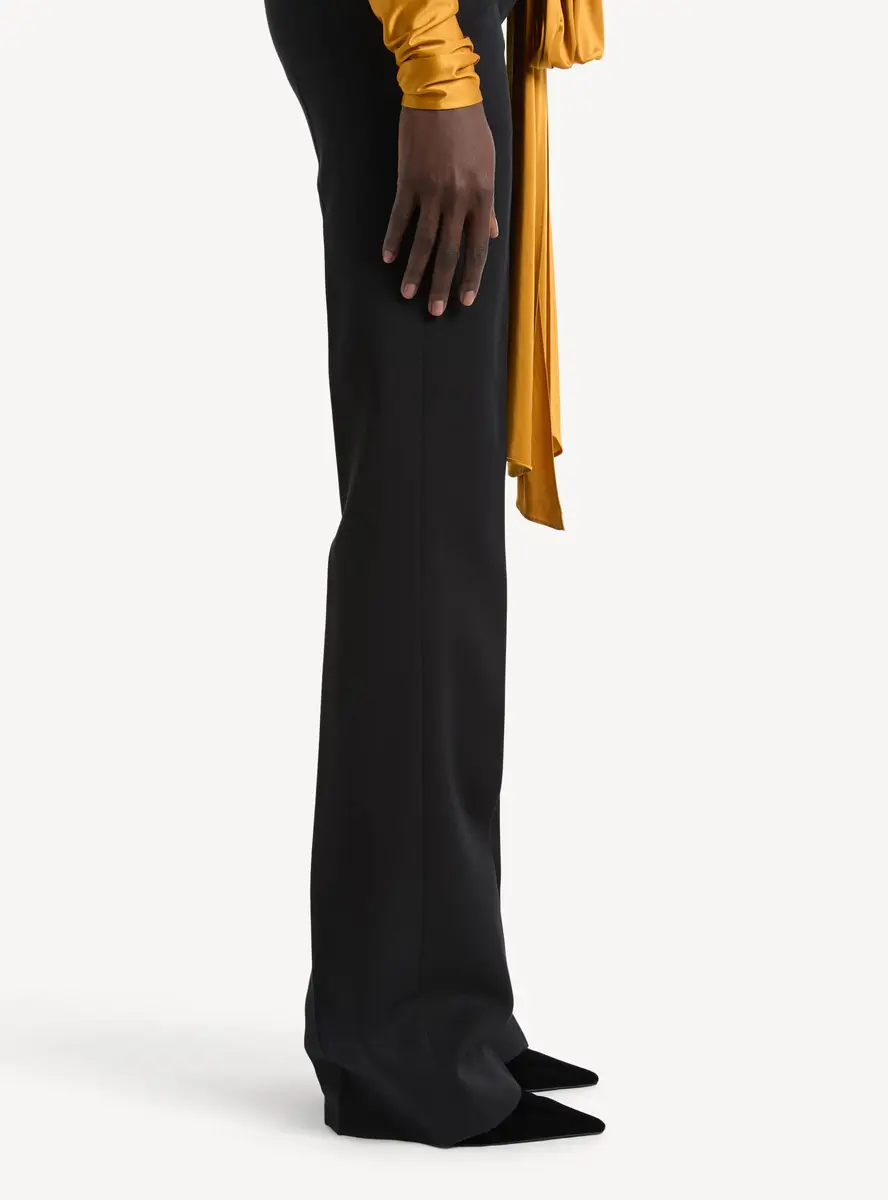 Balmain Low-waisted wool satin trousers | Thumbnail 5