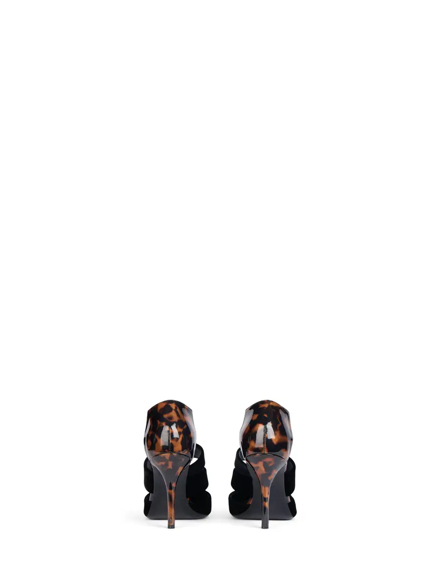 Balmain Velvet and printed patent leather pumps | Thumbnail 4