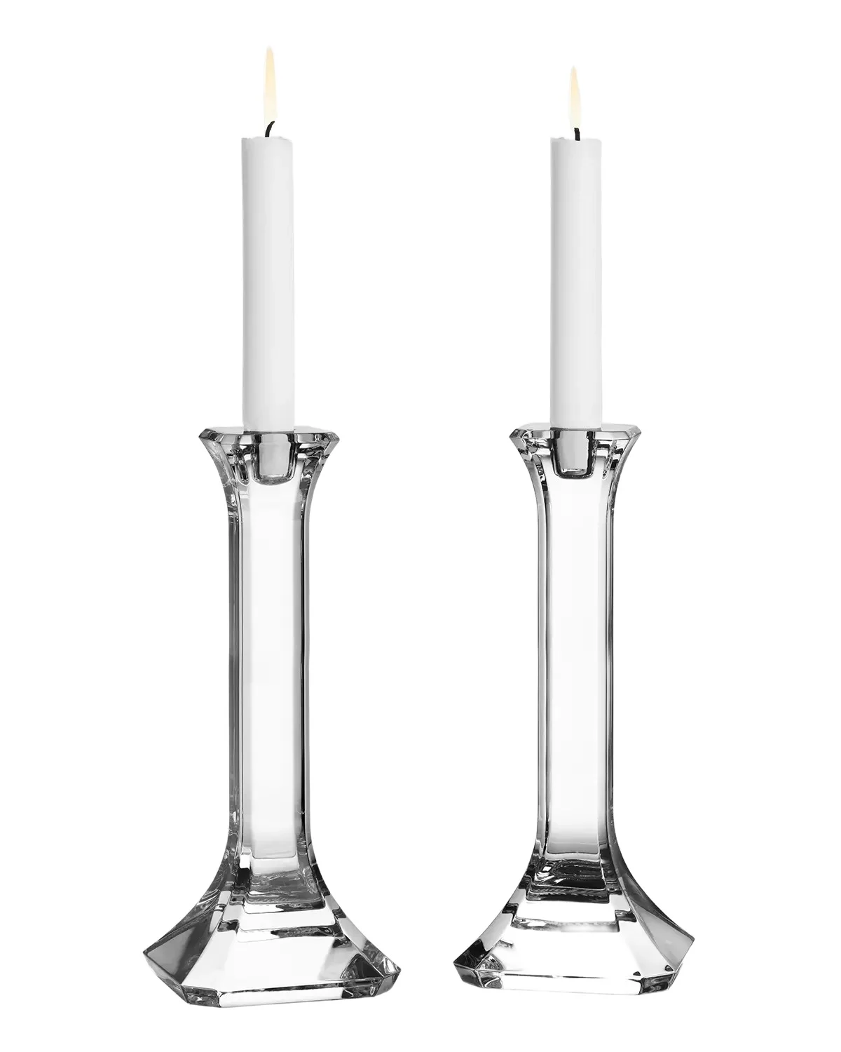 Orrefors Regina Candlestick Large, Set of 2