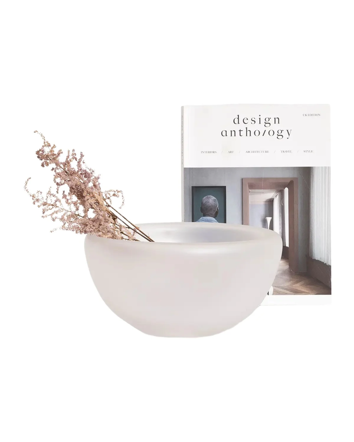 Kosta Boda Beans Clear Frosted Crystal Decorative Bowl