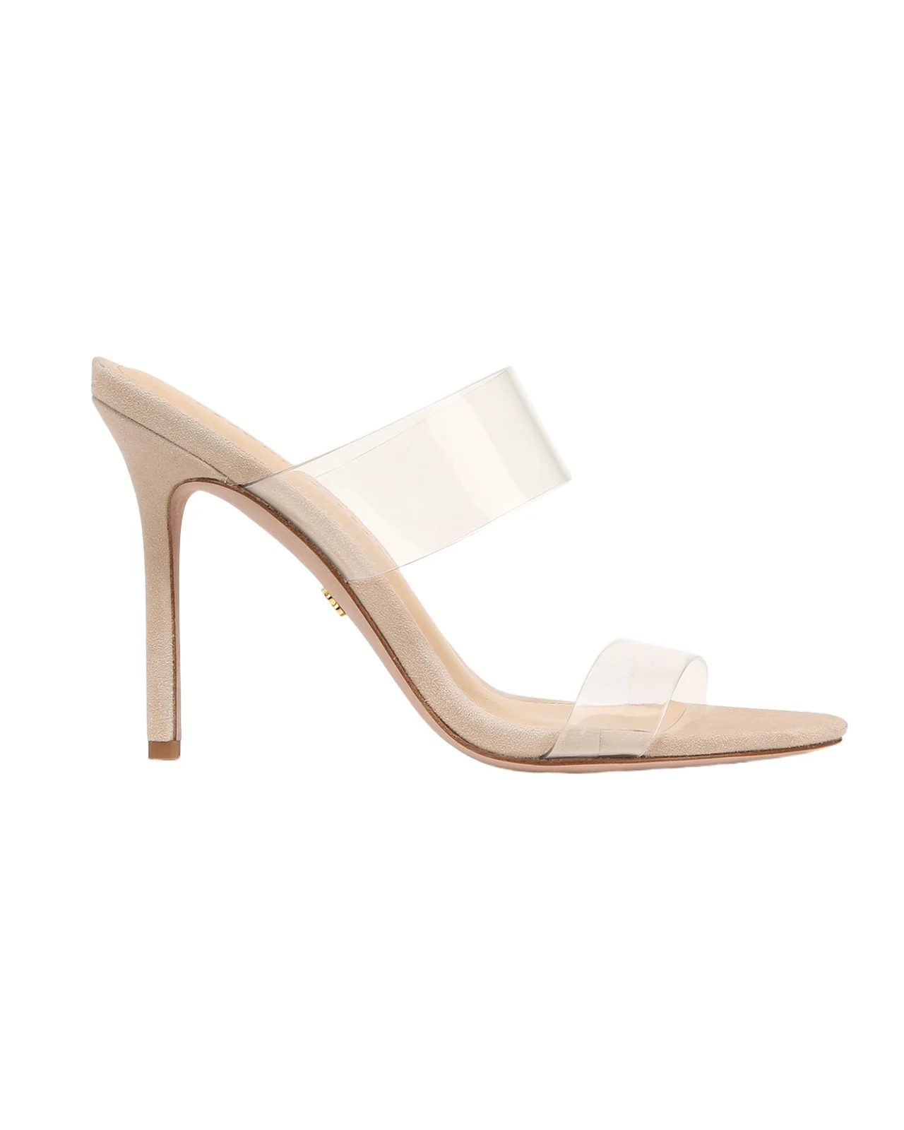 Veronica Beard Asha Transparent Dual-Band Slide Sandals