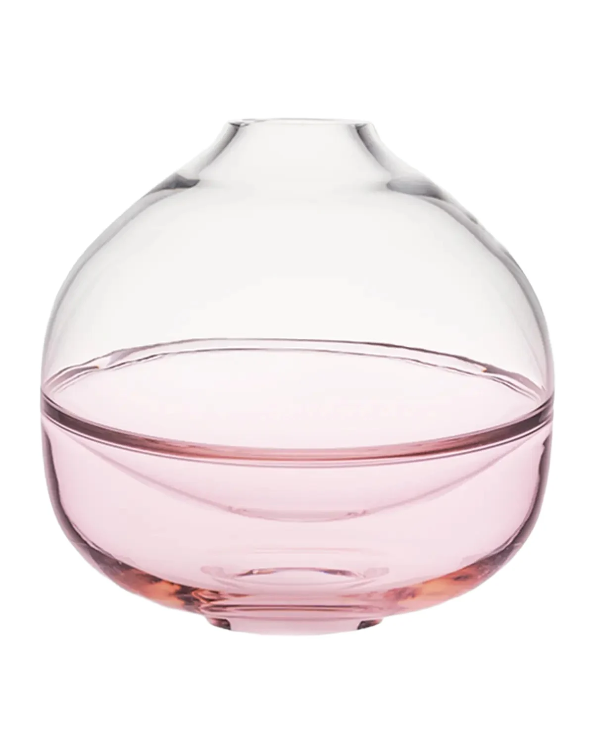 Kosta Boda Septum Pink Glass Décor Object