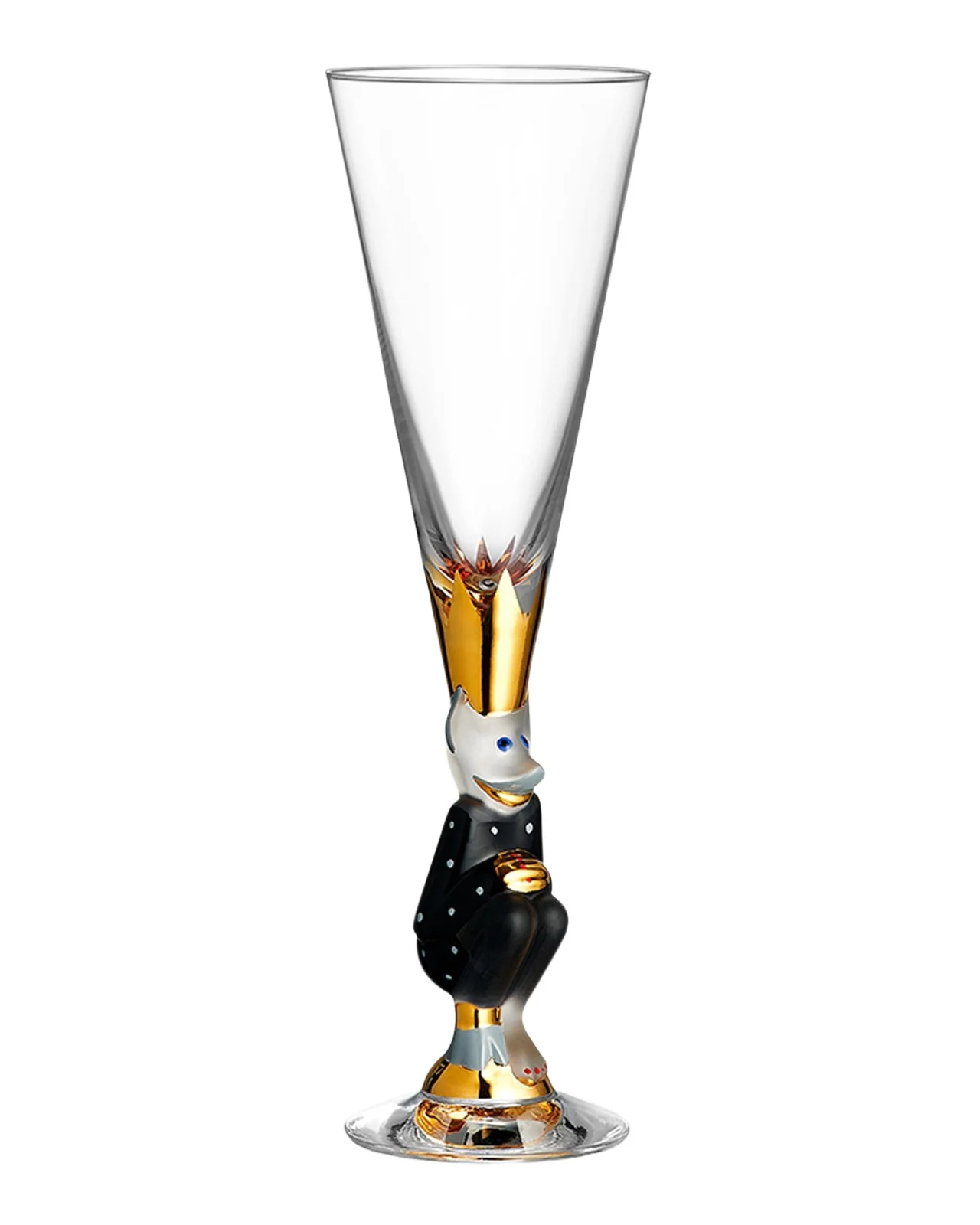 Orrefors Sparkling Devil Champagne Glass