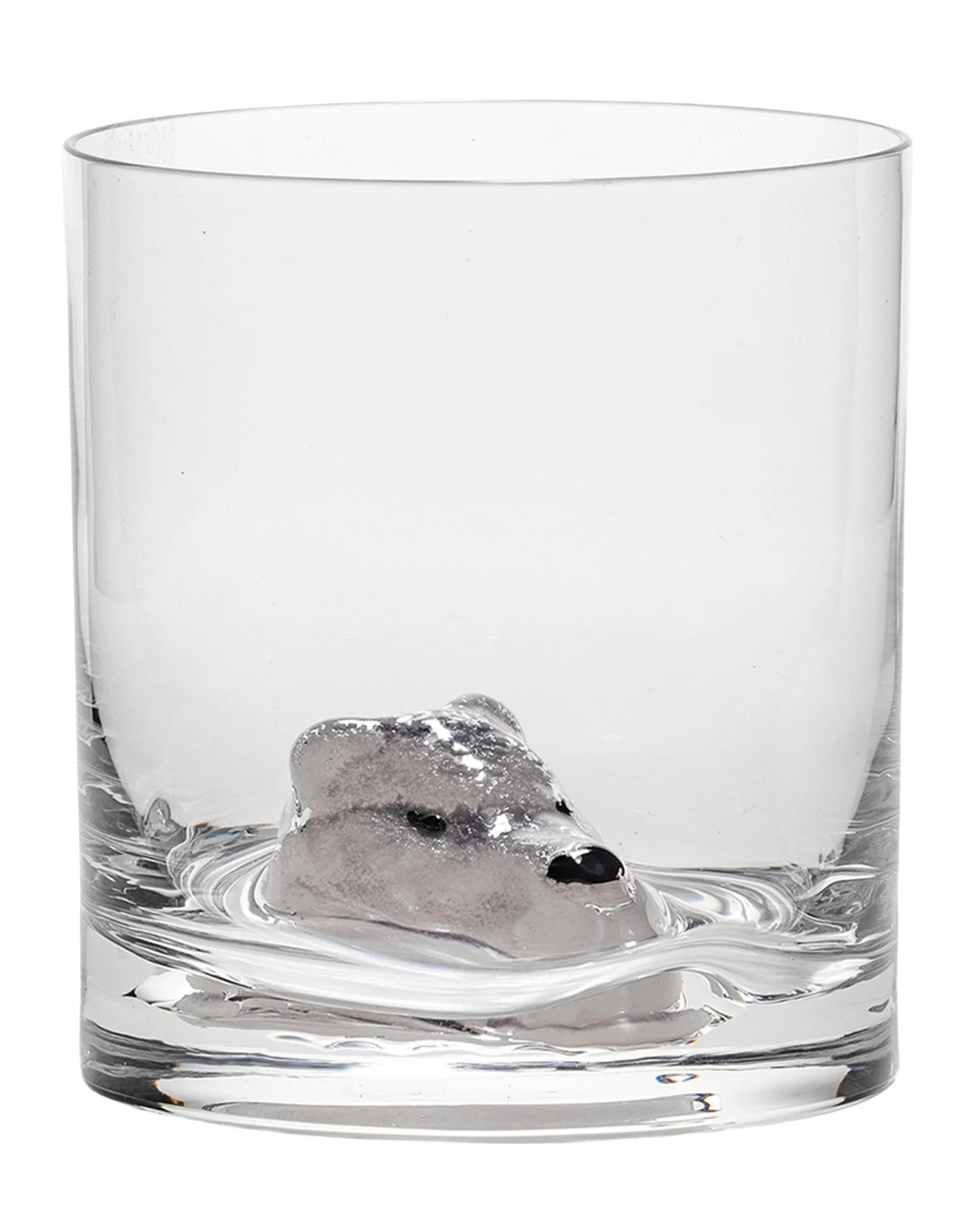 Kosta Boda New Friends Tumbler, Arctic Fox
