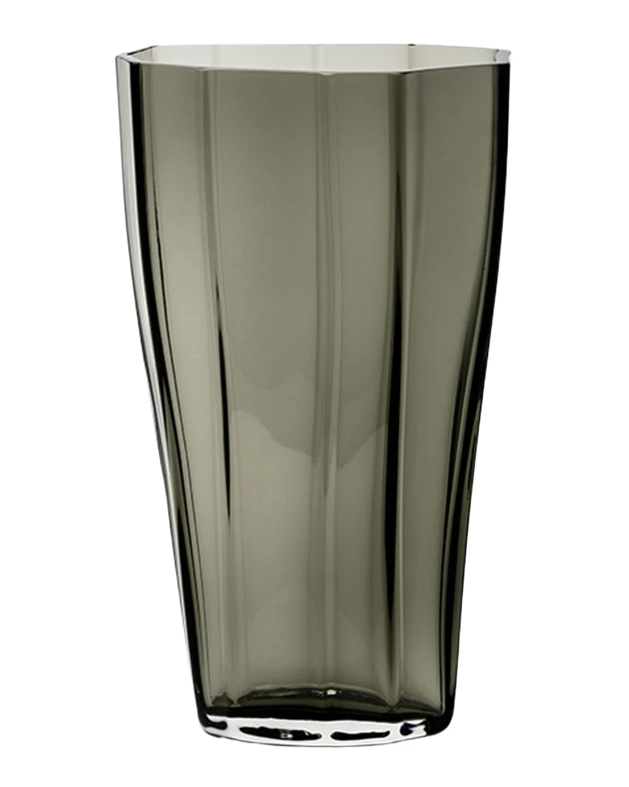 Orrefors Reed Medium Moss Green Vase