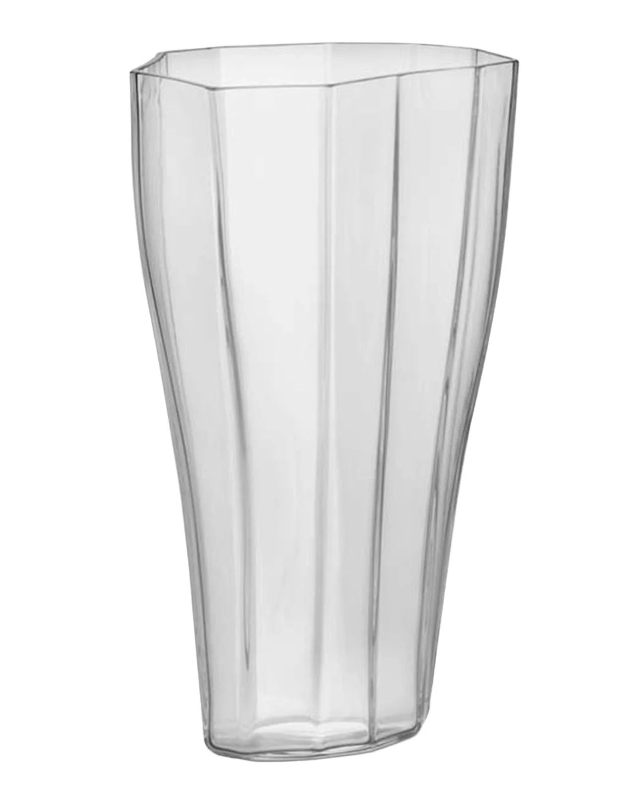 Orrefors Reed Clear Medium Vase