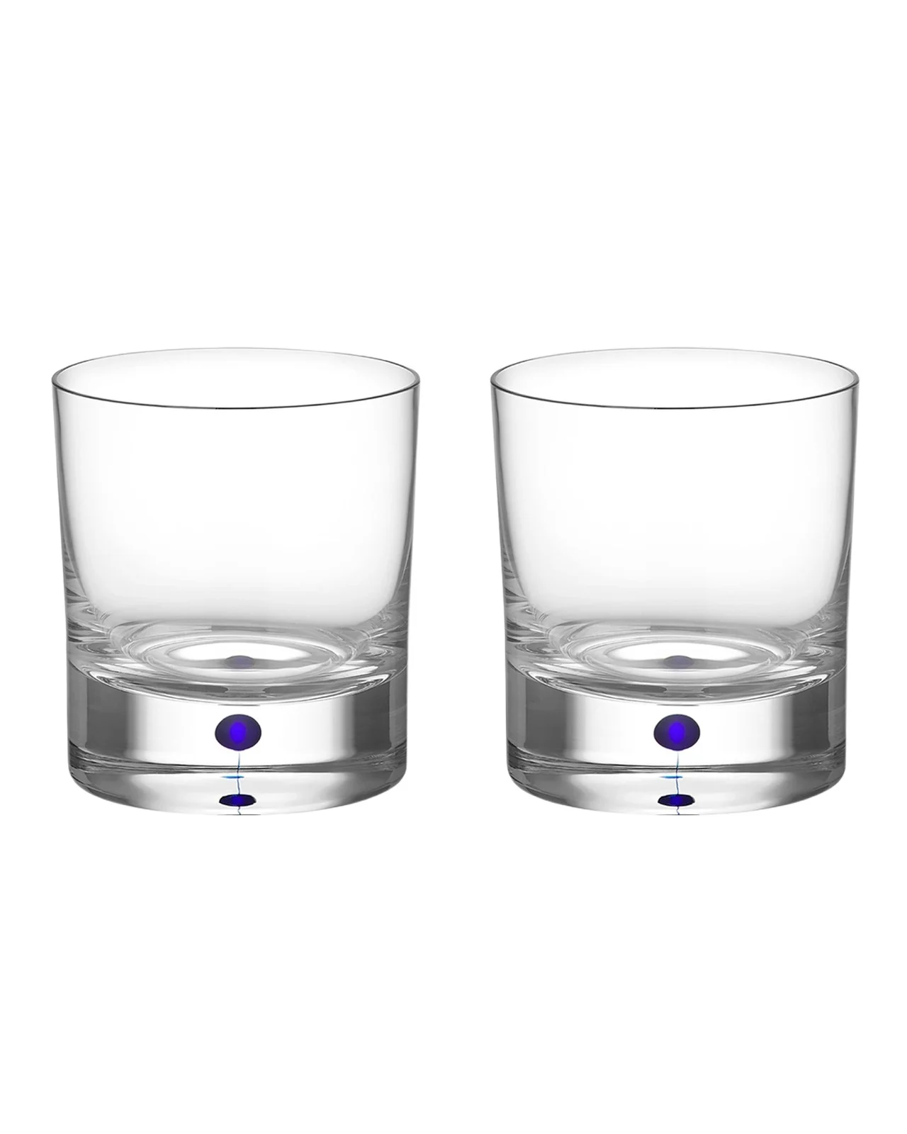 Orrefors Intermezzo Blue Old-Fashioned Glasses, Set of 2