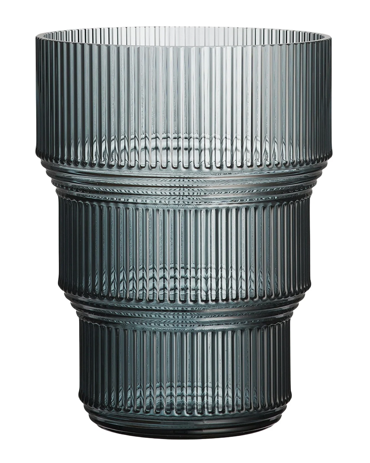 Kosta Boda Gray Pavilion Tulip Vase