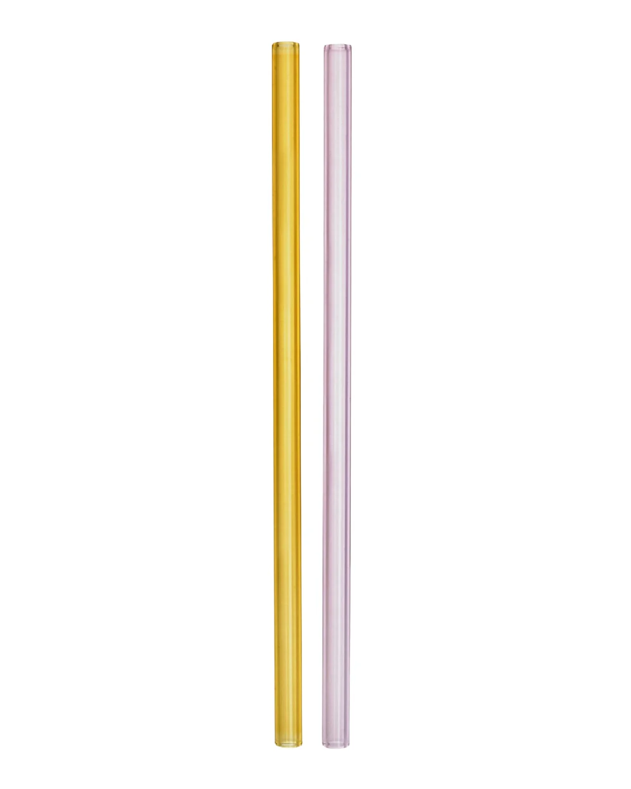 Kosta Boda Sipsavor 2-Piece Glass Straw Set