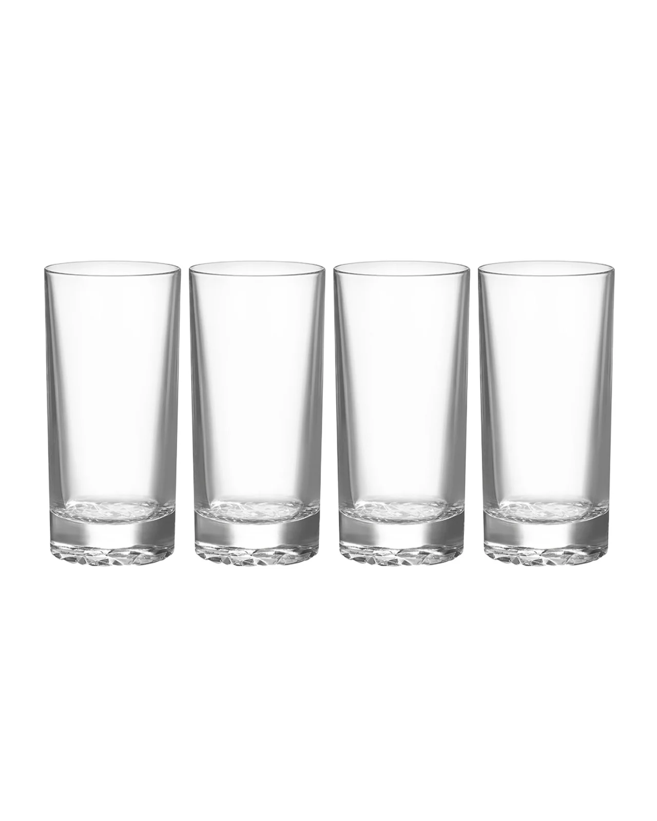 Orrefors Carat Highball Glasses, Set of 4