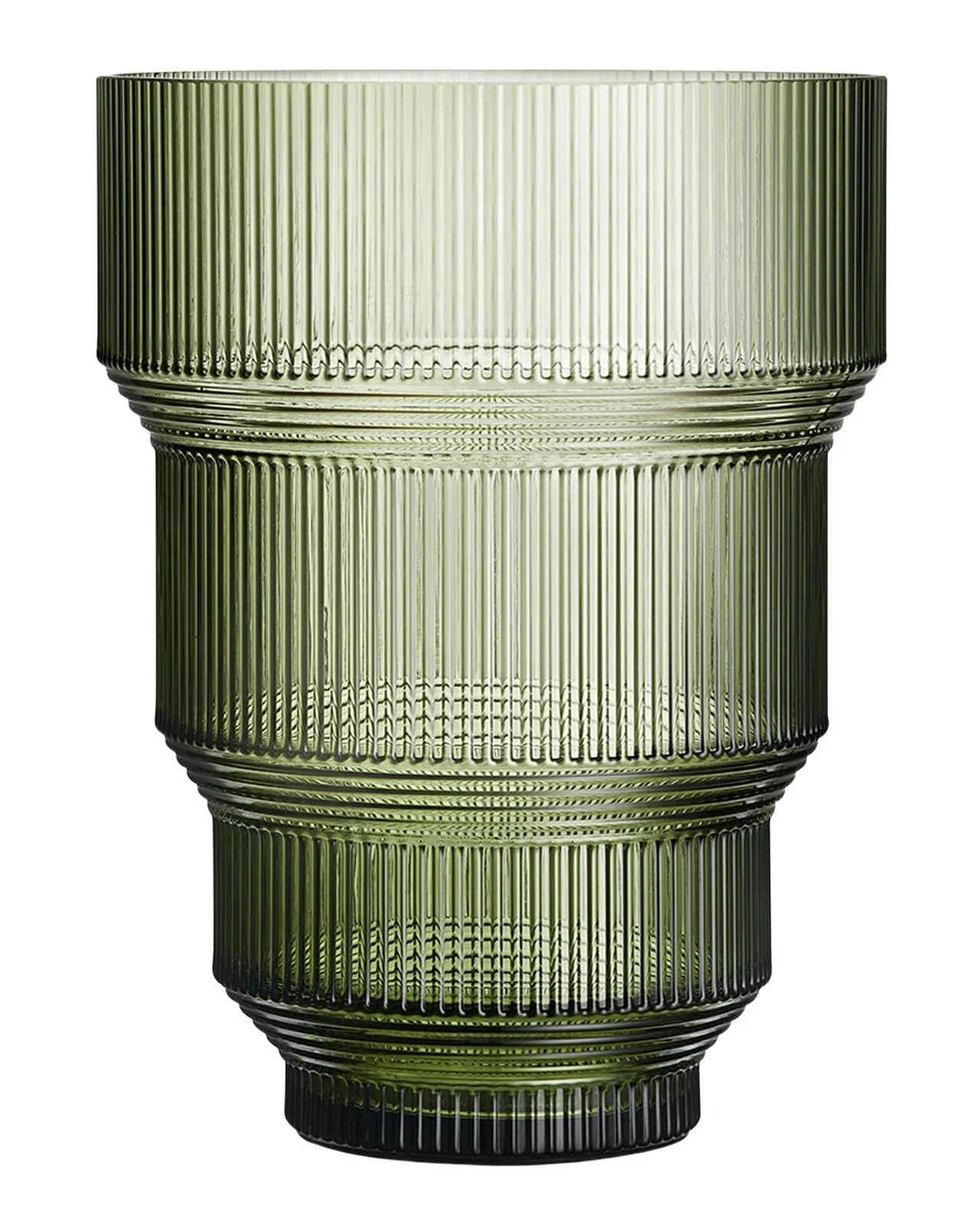 Kosta Boda Green Pavilion Vase