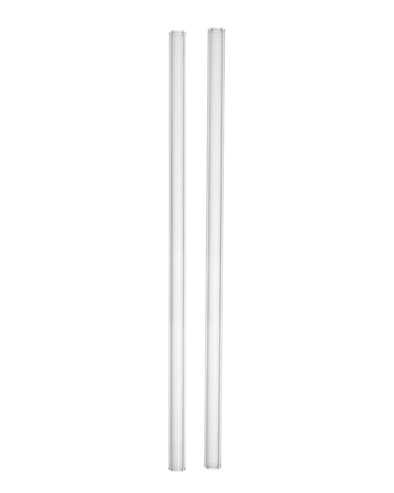 Kosta Boda Sipsavor 2-Piece Glass Straw Set