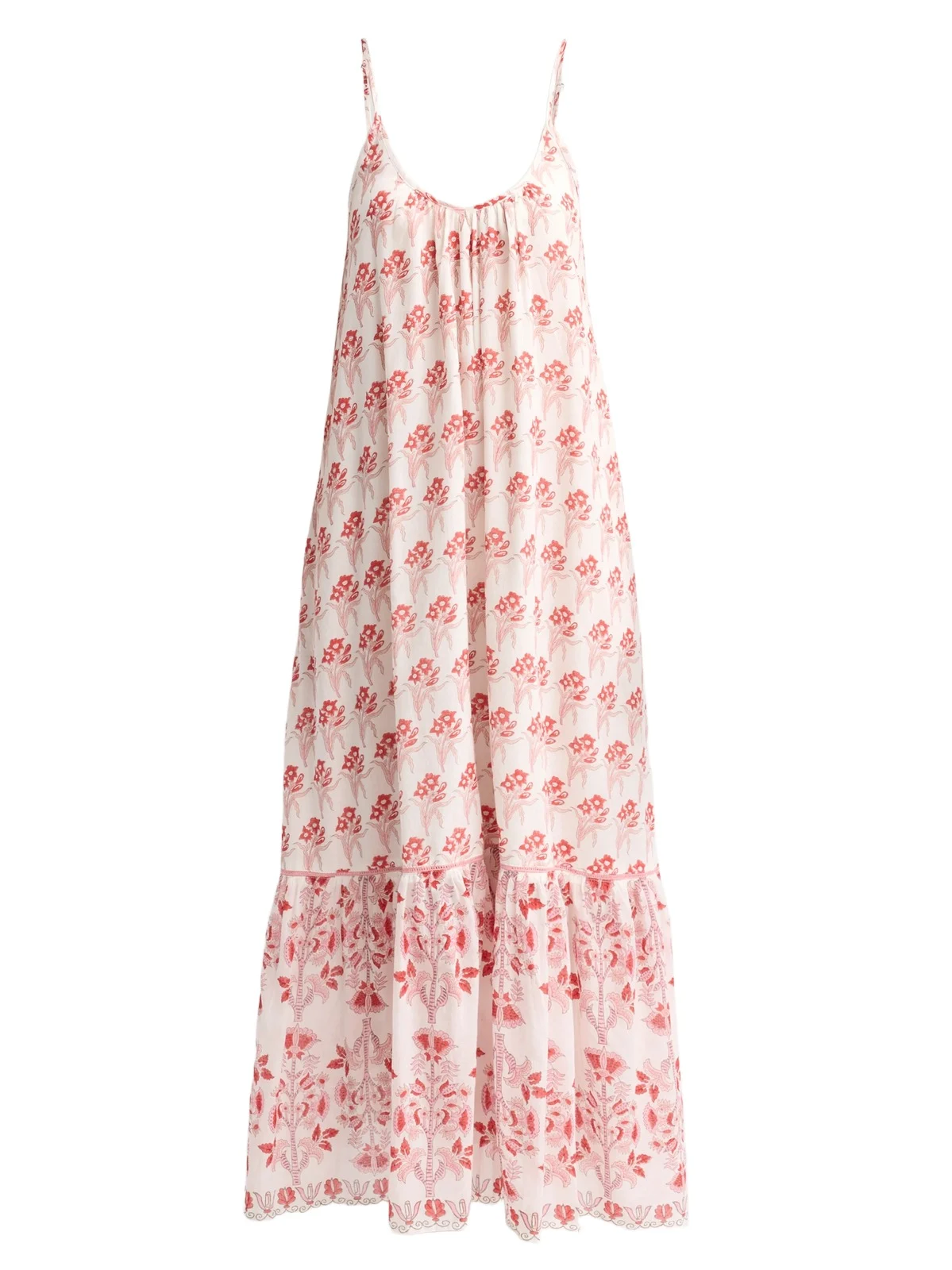 Women's Samoa Floral Cotton Maxi Dress Women's Samoa Floral Cotton Maxi Dress